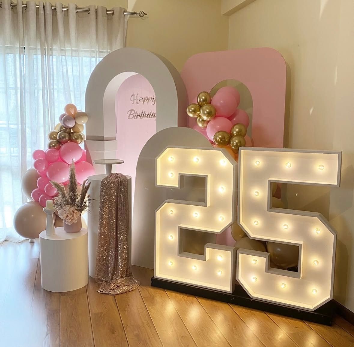 Letras gigantes para eventos