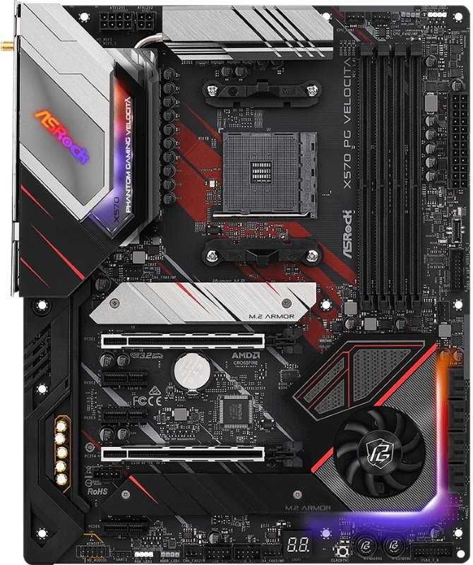 Материнська плата ASRock x570 pg Velocita