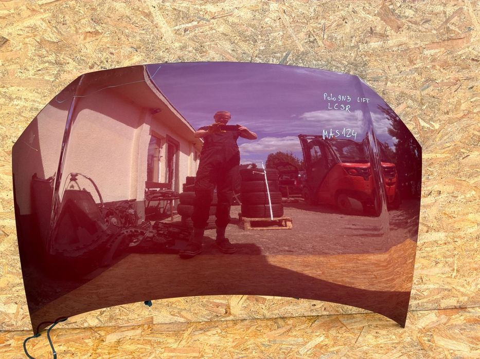 Vw polo 9N3 lift LC3R MASKA POKRYWA SILNIKA