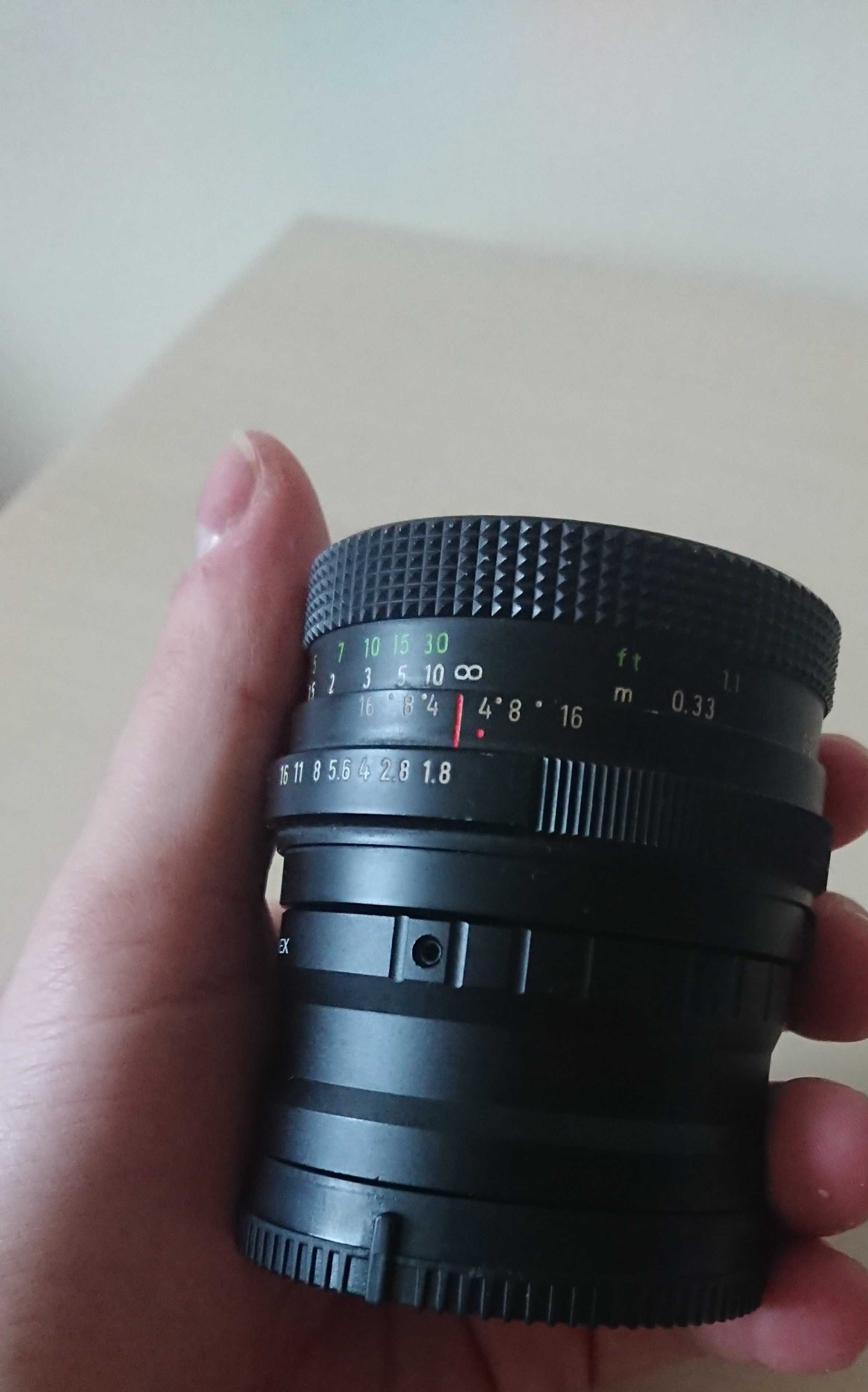 Obiektyw do SONY E NEX 50mm F 1.8 a6000 a5000 PENTACON F/1.8 1:1.8 1,8