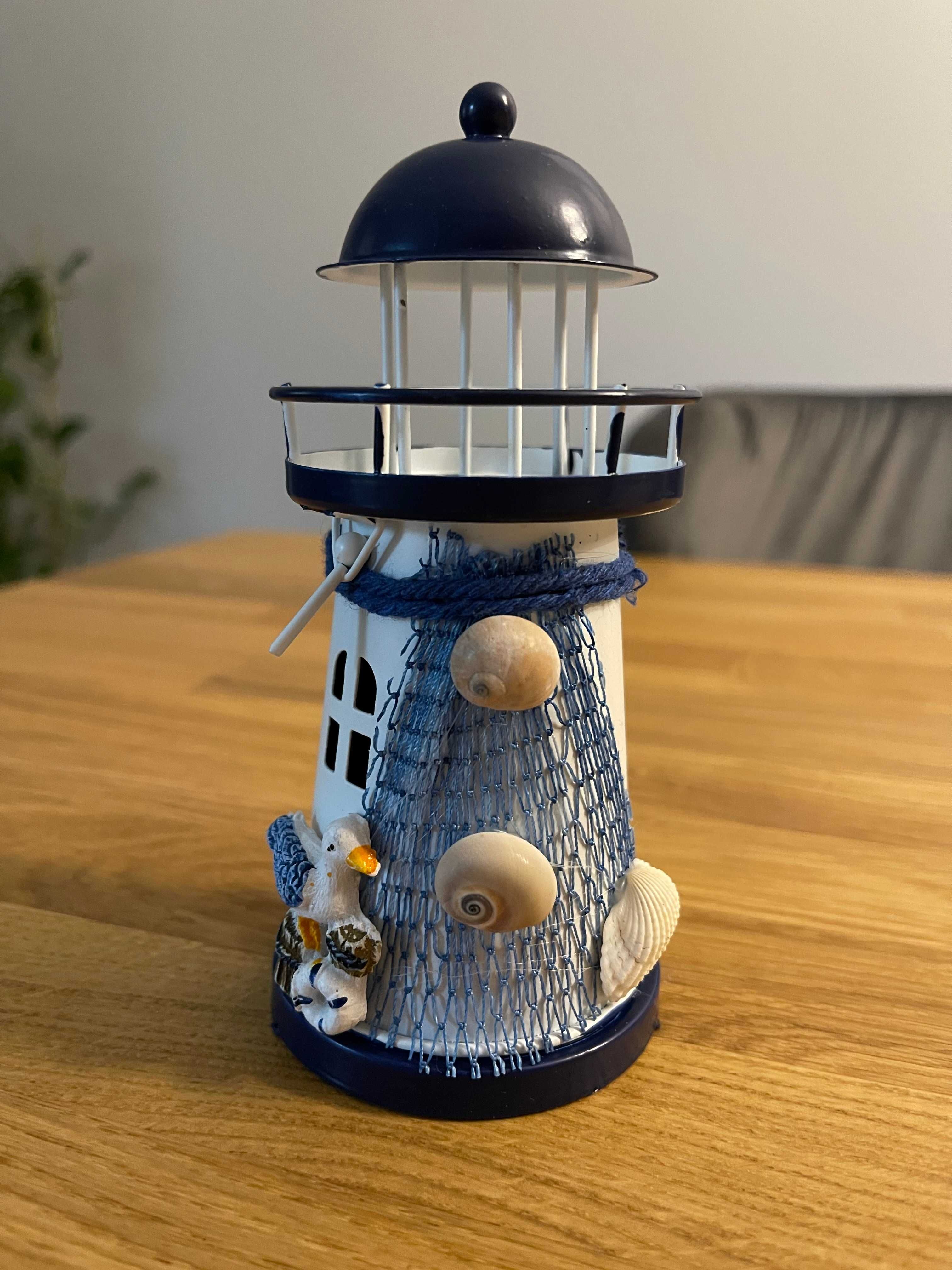 Świecznik tealight latarnia morska marynistyczny morski