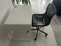 Biurko IKEA Micke + krzesło