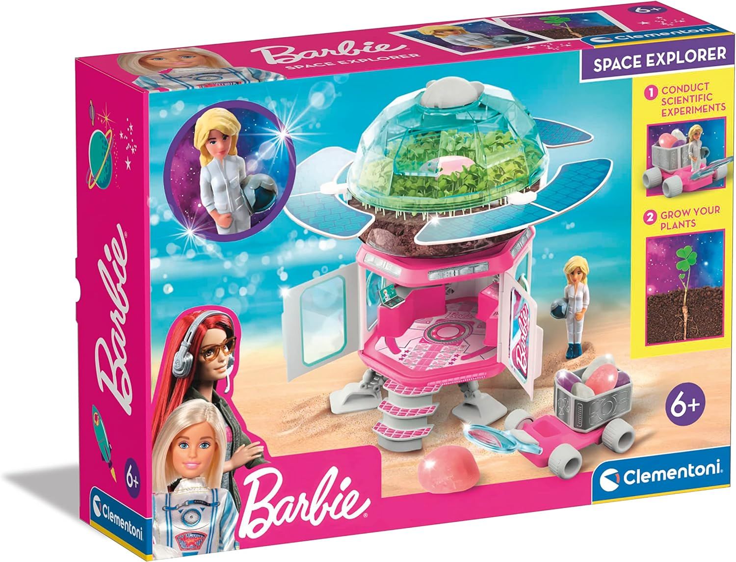 Clementoni Barbie W Kosmosie Space Explorer Duży Zestaw Prezent Ła60P