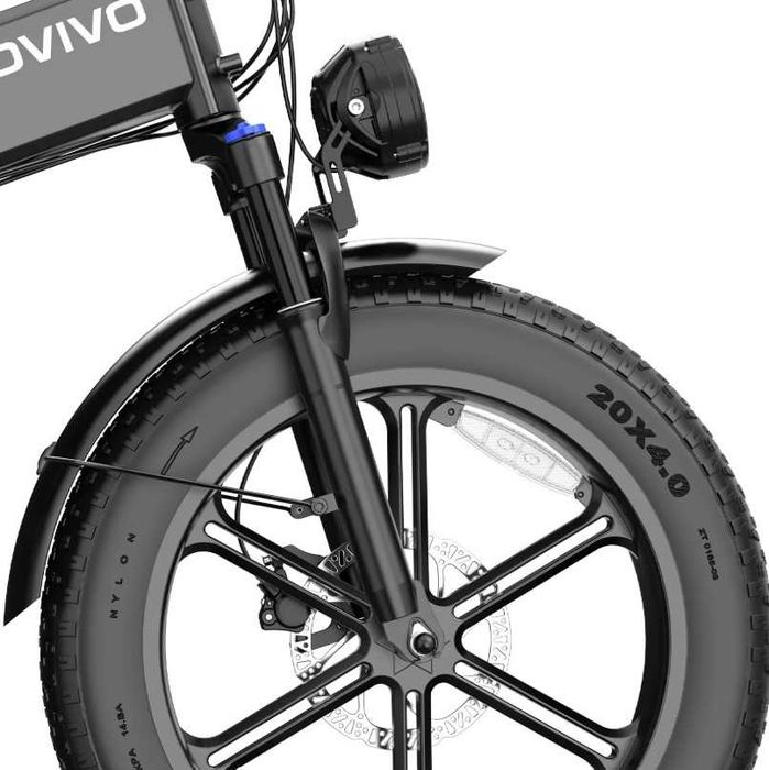 Rower elektryczny Ovivo V2 Pro - faktbike, składak, duży zasięg, kolor