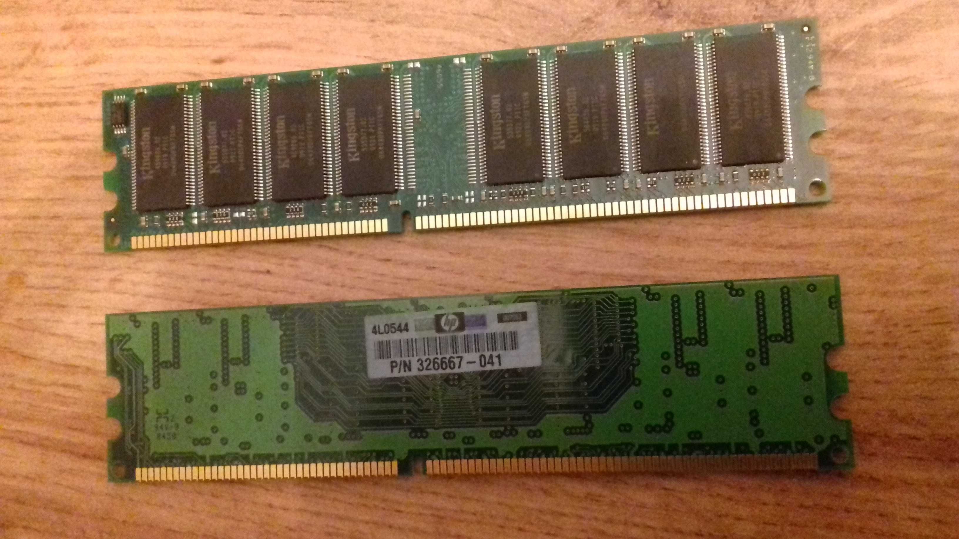 Pamięć RAM 2 x 256 MB DDR 400Mhz Kingston Nanya