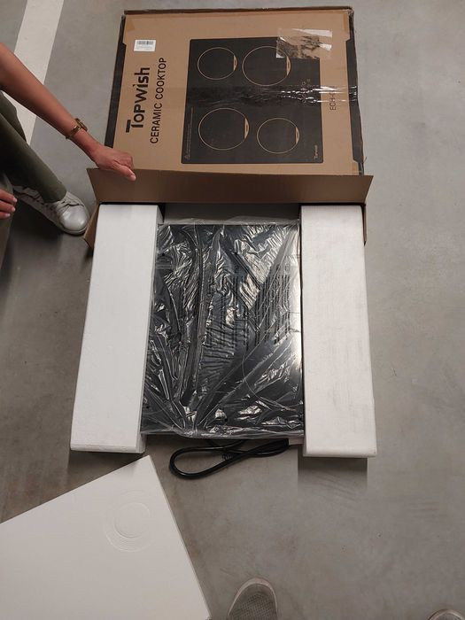 Topwish Płyta grzewcza ze szkła ceramicznego, Nowa