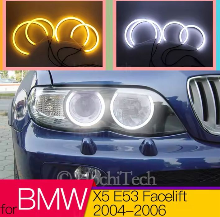 Ангельские глазки для BMW E46 E36 E38 E39 Е53 E60 E61 Е81 E90 E92 E93