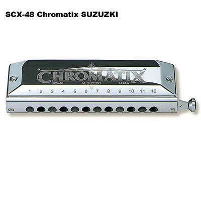 Harmonijka chromatyczna SUZUKI SCX48 Chromatix Made in Japan