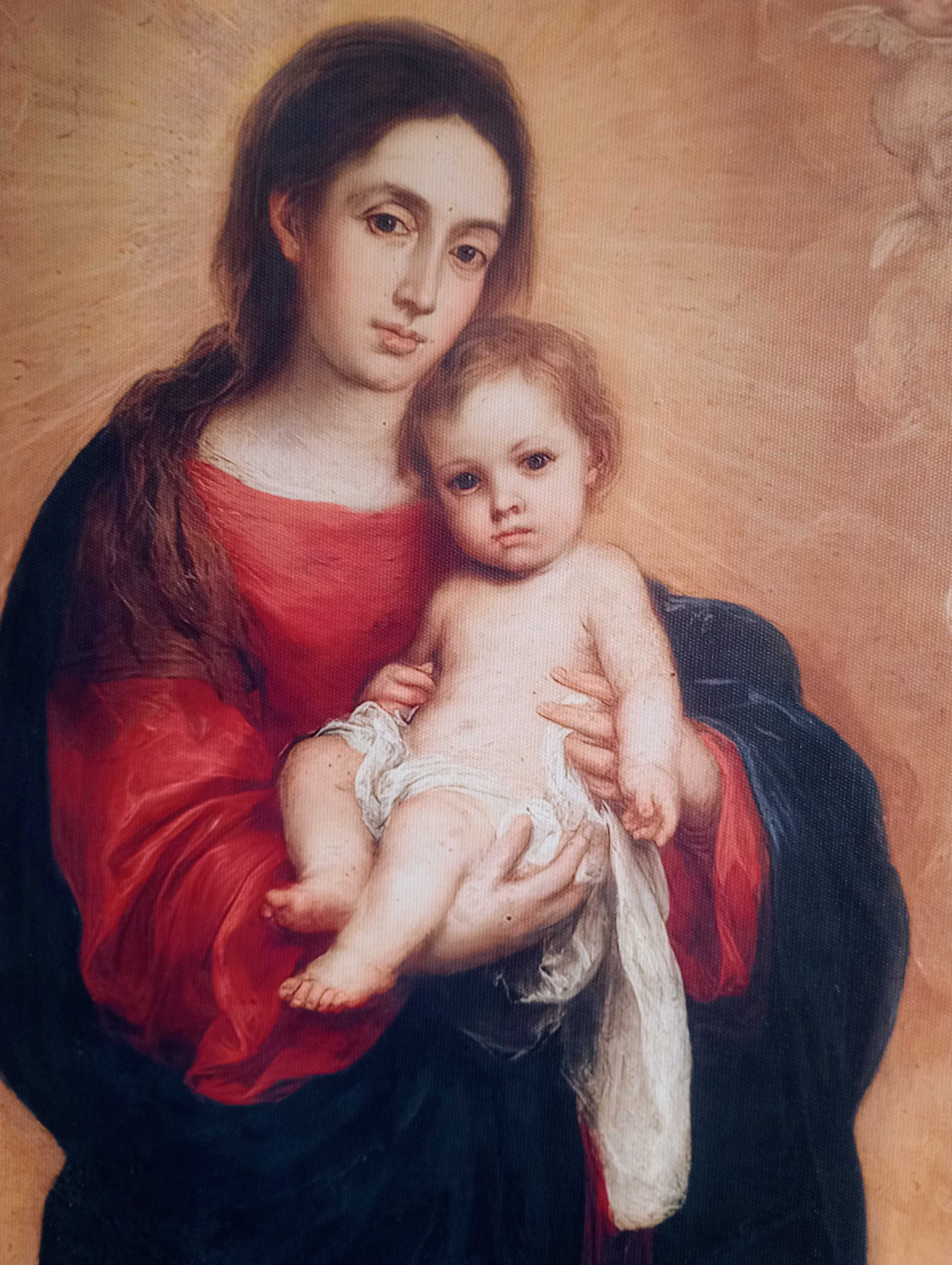 Obraz na płótnie -Virgin And Child In Glory, Bartolomé Esteban Murillo