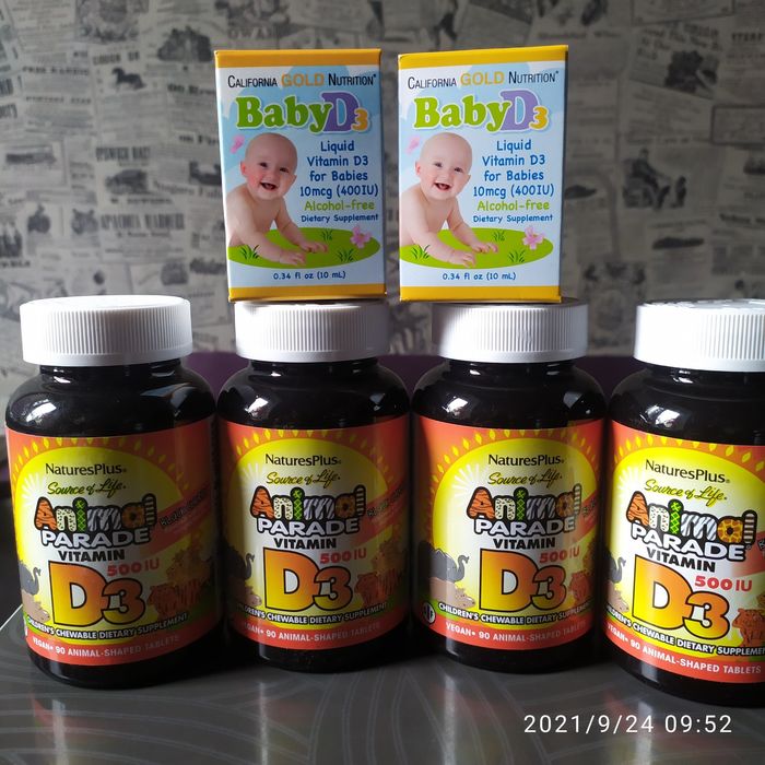 Дитячі мультивітамінні комплекси та Омега з США та Європи