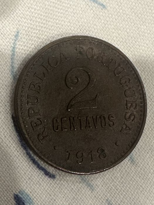 Moeda de 2 centavos de 1918