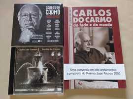 2 CD, 1 DVD e 1 Livro de Carlos do Carmo: artigos Novos