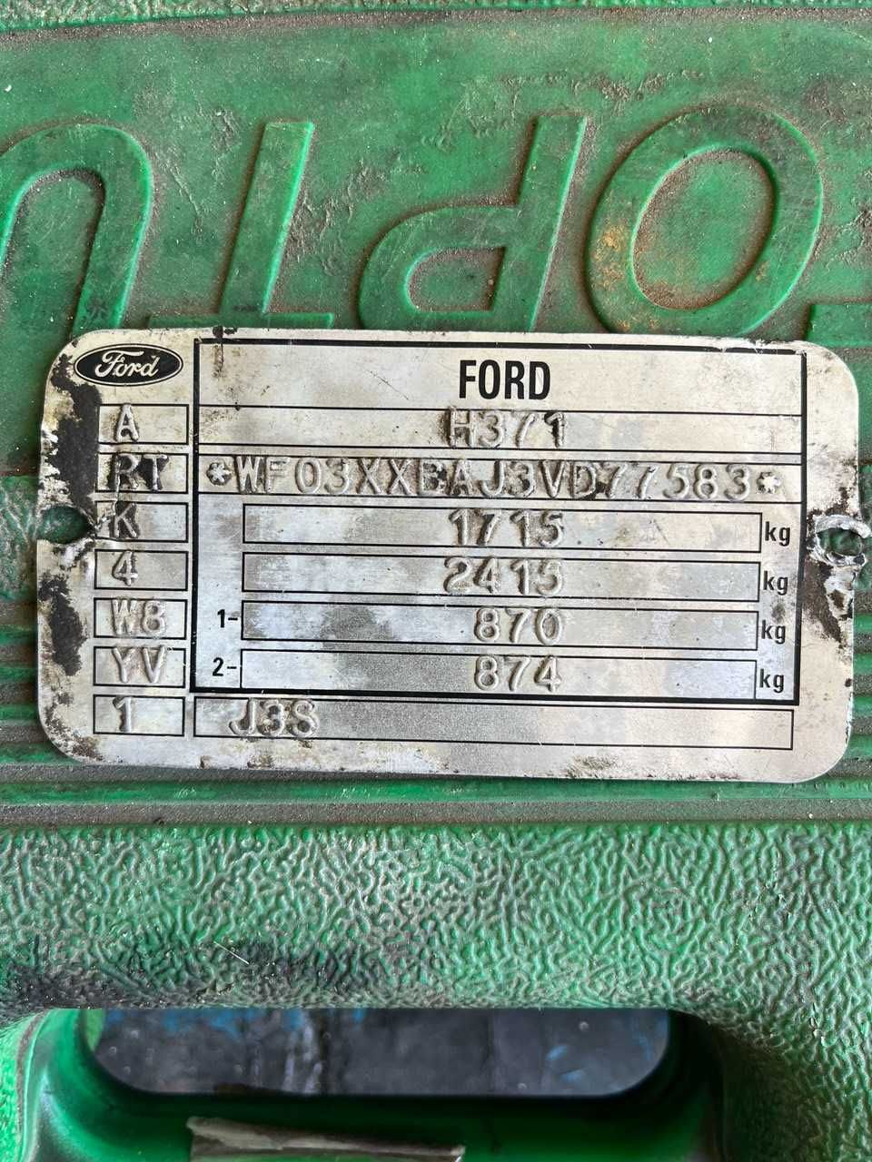 Двигатель Ford 1.8 D. 1998