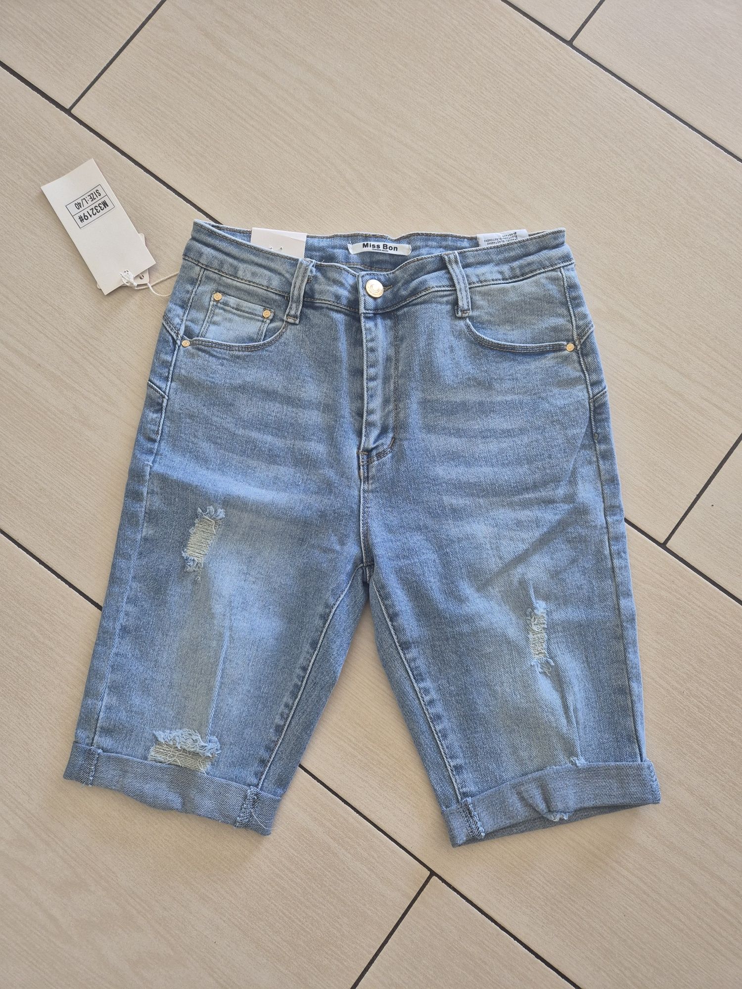 Szorty damskie jeansowe