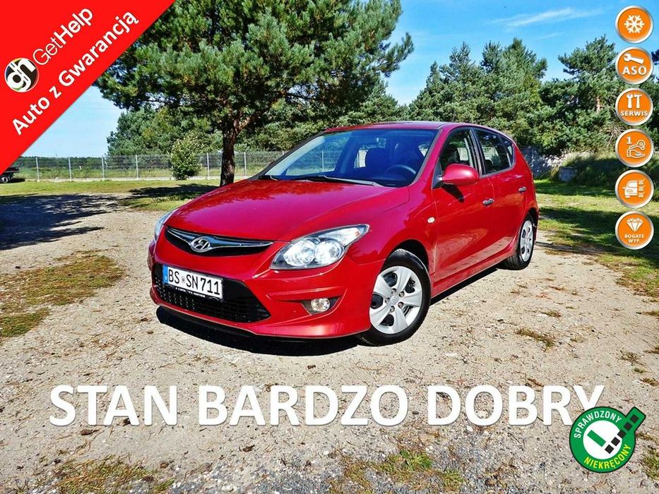 Hyundai i30 1.4 16V*Klima*Elektryka*Serwisowany*Zadbany*Śliczny Kolor!