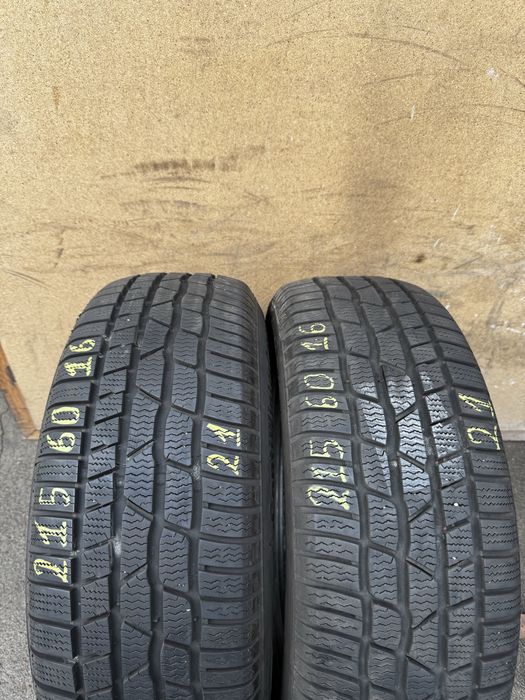 Dwie Opony Continental ContiWinterContact TS830P 215/60/16 2021r.