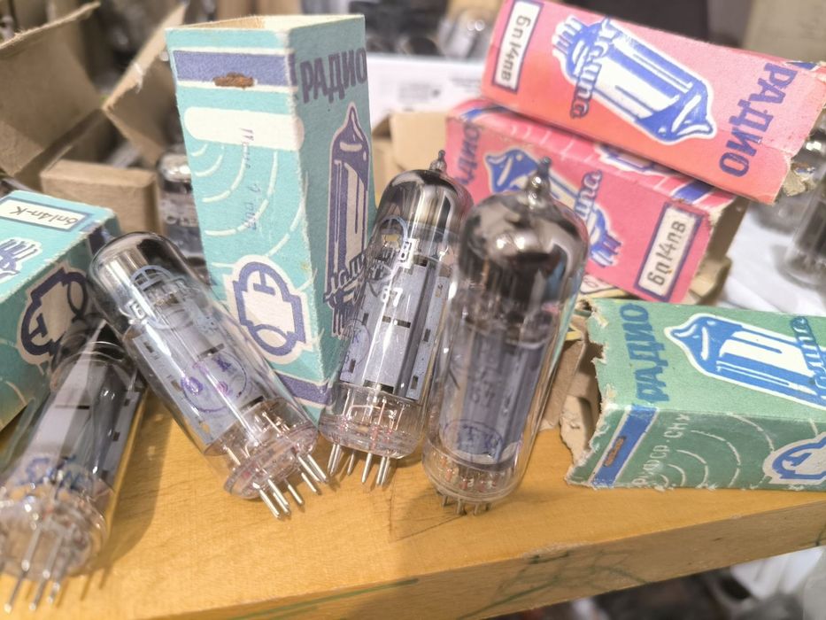 Радіолампи з підбором 6П14П-В ,К,ЕВ EL84