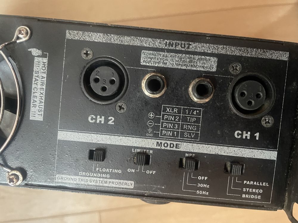 Підсилювач Phonic Max 2500 | 2x750Вт, 2Ω, Bridge 2200Вт