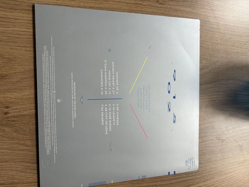 Yes 90125 winyl