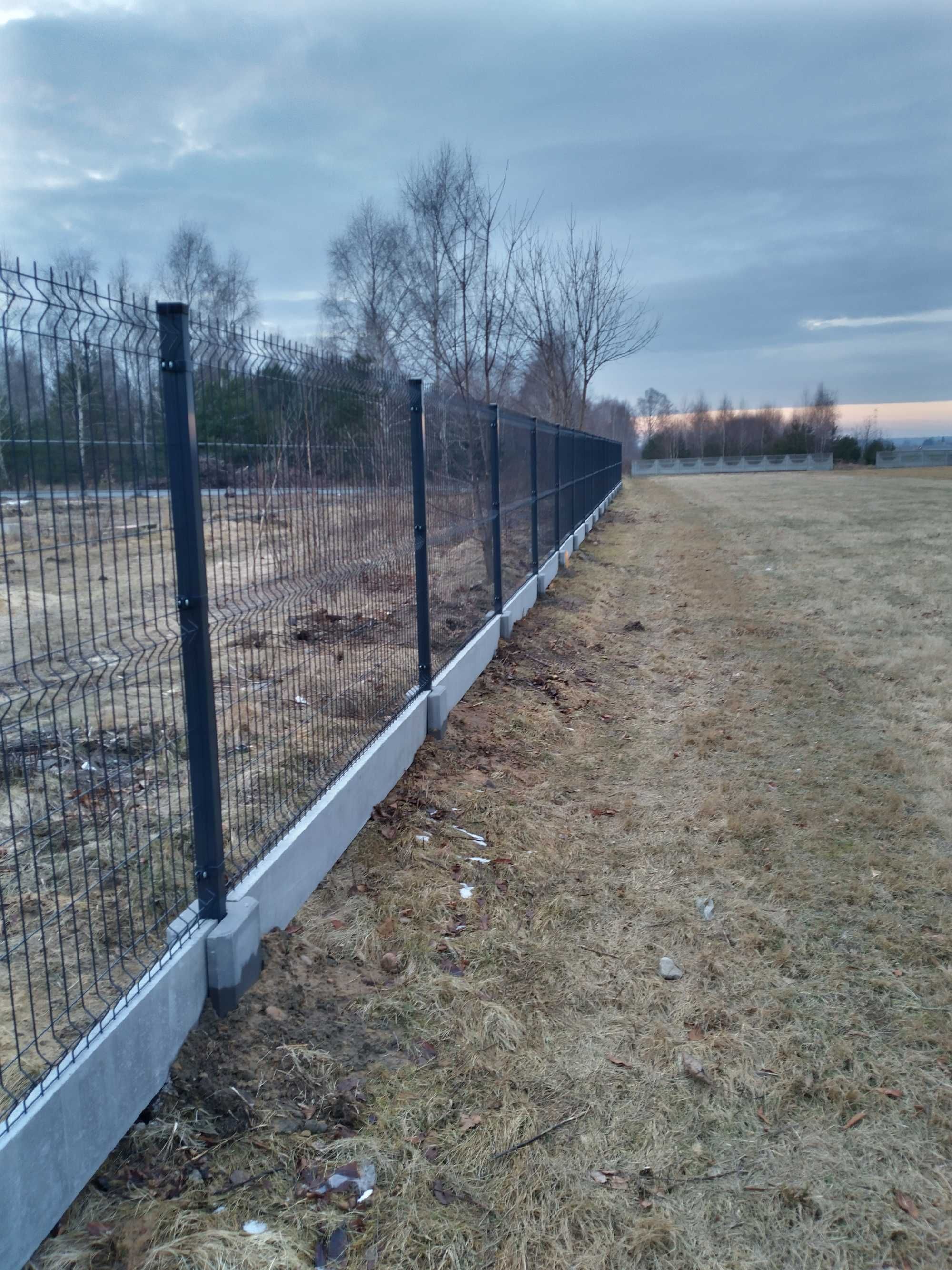 HIT!!! Kompletne Ogrodzenie Panelowe Fi 4 Fi 5 MM H180