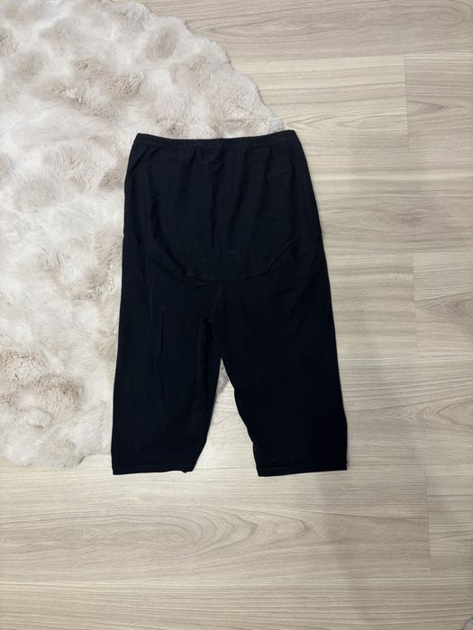 Czarne kolarki, spodenki ciążowe, L, Przyszła mama