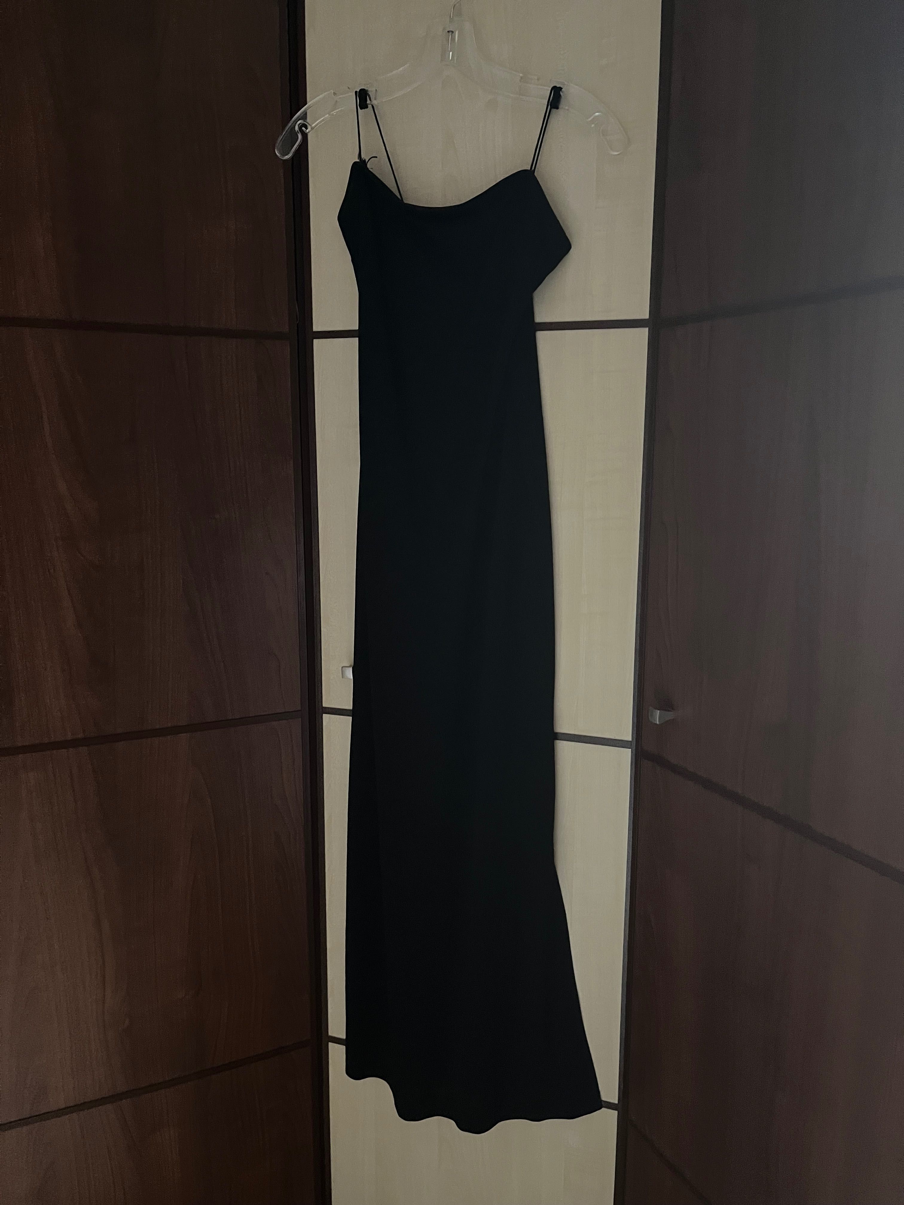 Długa sukienka z narzutką rozmiar s