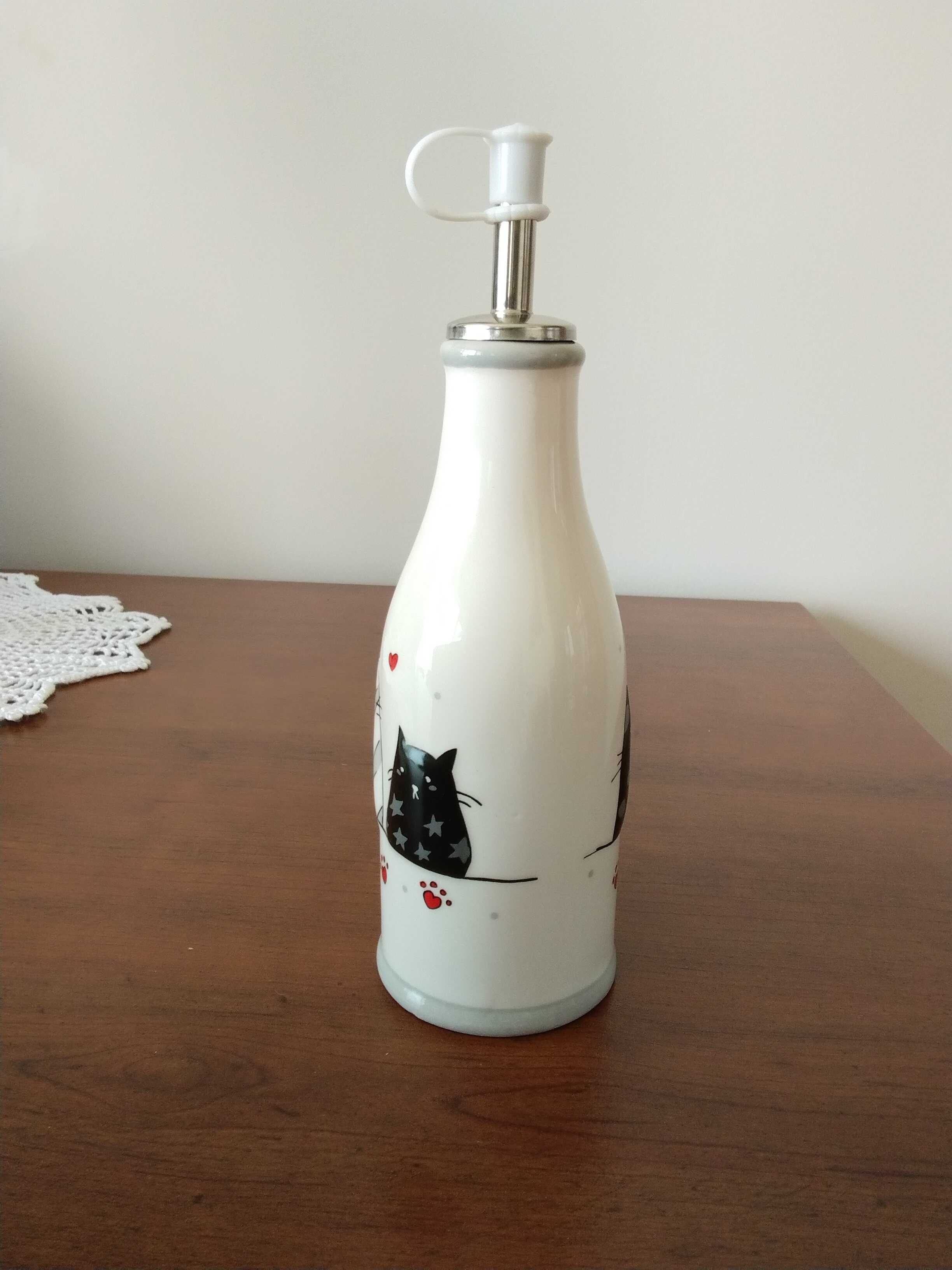 Sprzedam ceramiczną butelkę na oliwę