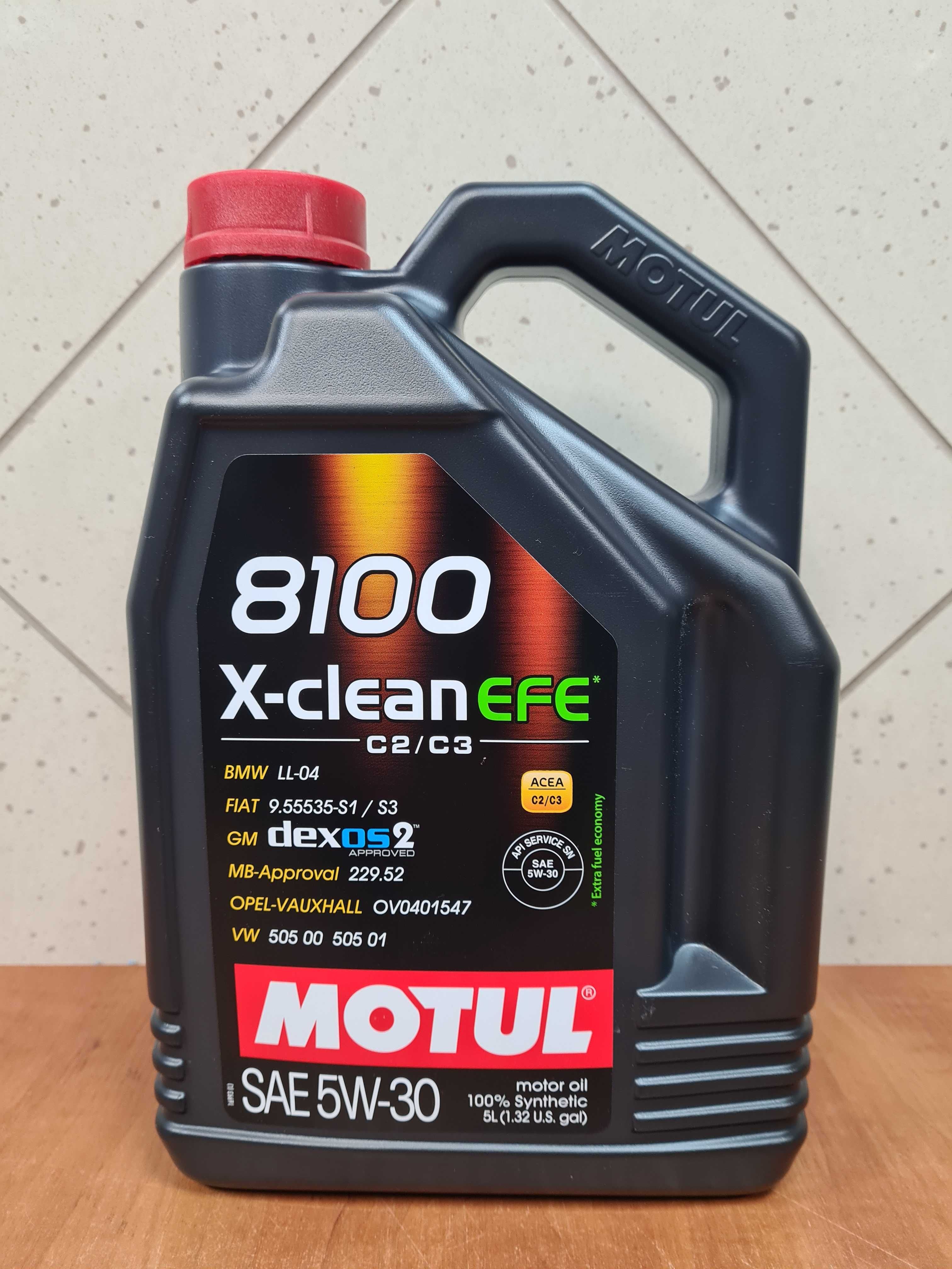 Olej Silnikowy Syntetyczny Motul 8100 X-Clean EFE 5w30 5L 1L