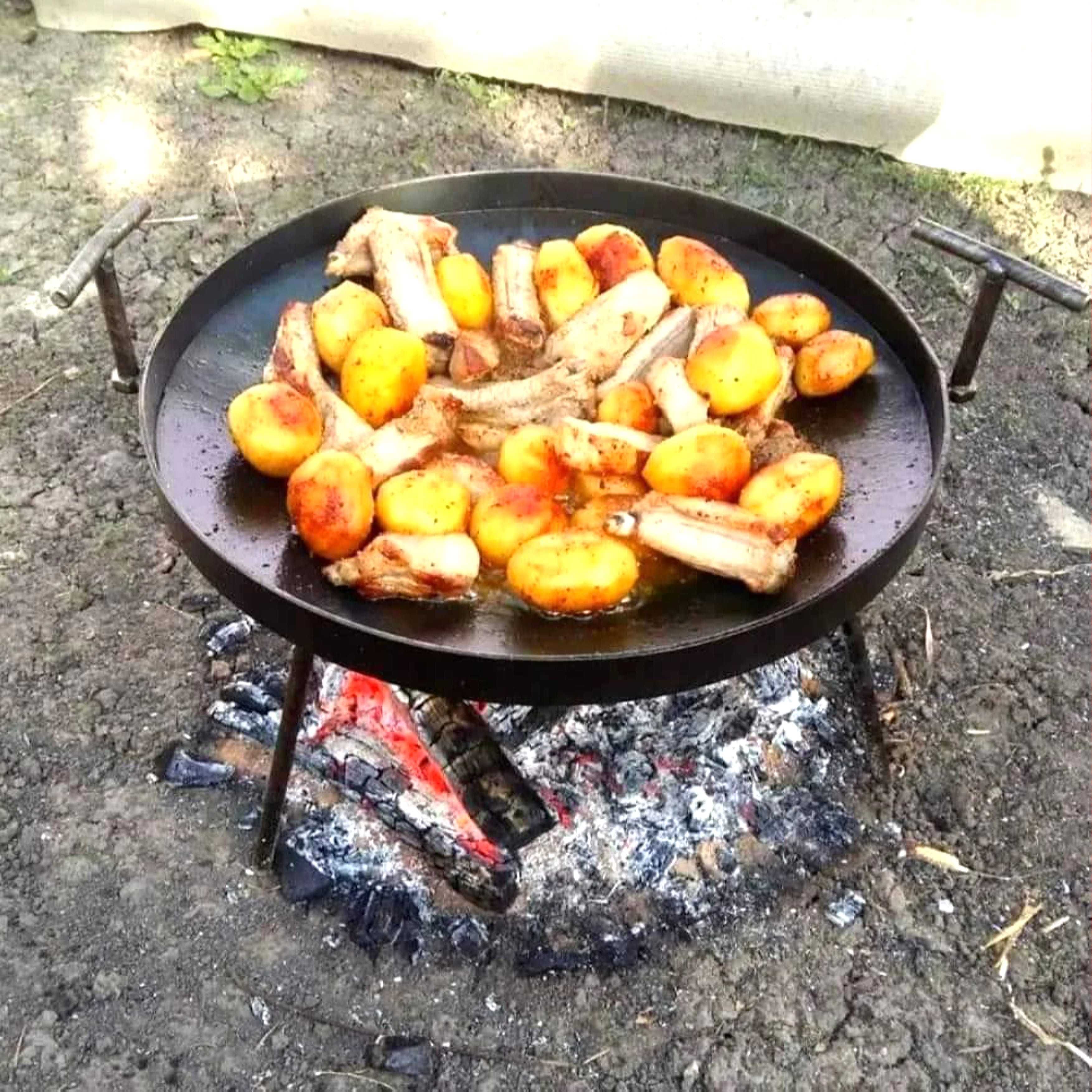 Сковорода сковородка з диска борони для вогню садж мангал гриль