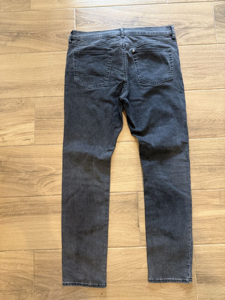 Meskie spodnie H&M 36/32 Skinny pas 86cm