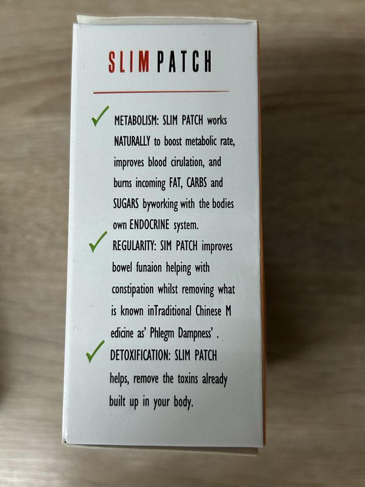 Plastry odchudzające Slim Patch-zestaw