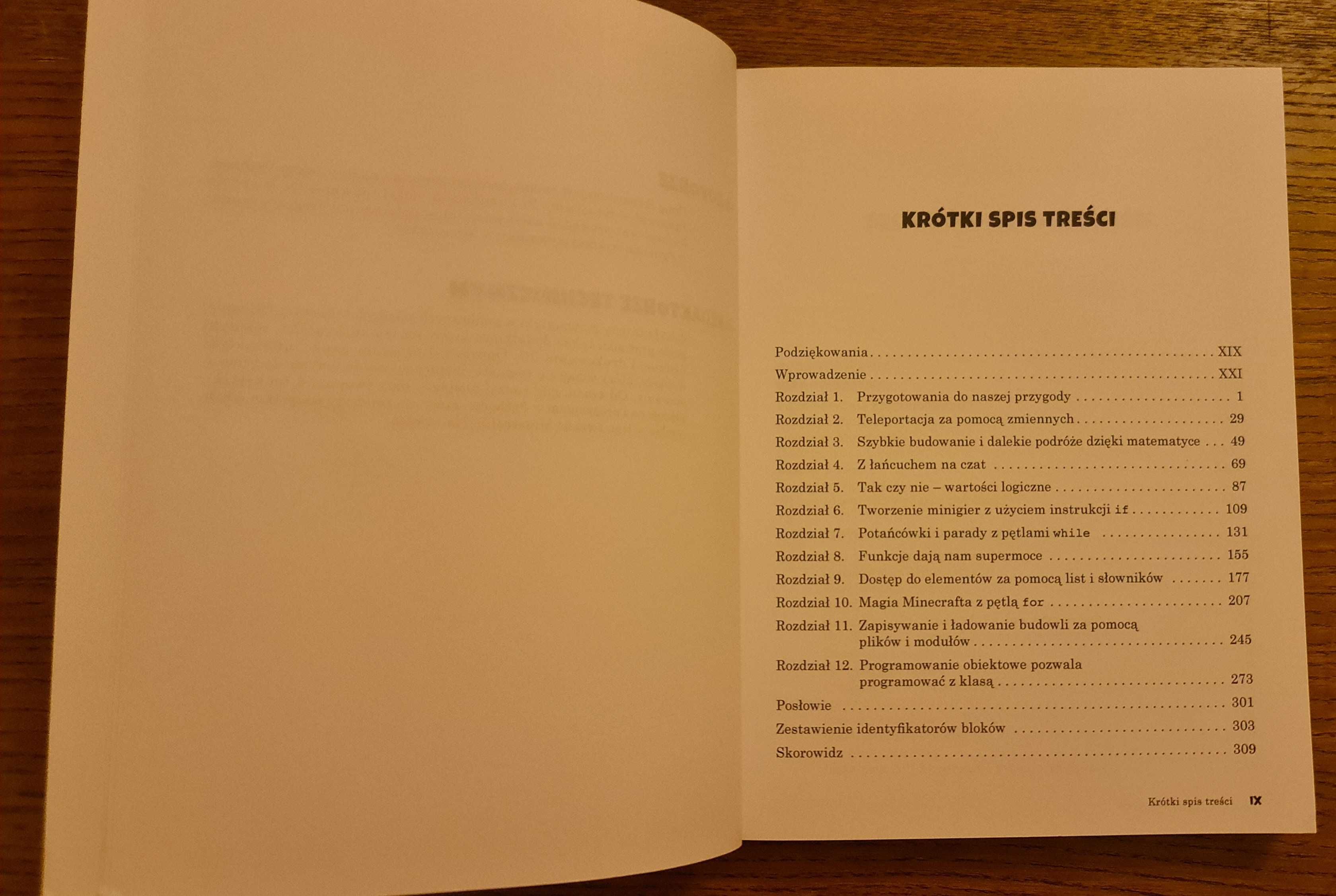 Nauka programowania z Minecraftem dla dzieci Programowanie