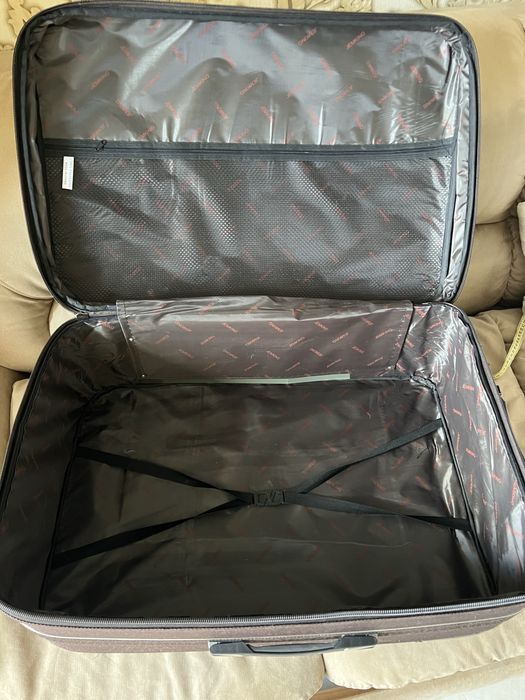 Чемодан коричневый валіза бу 1 шт