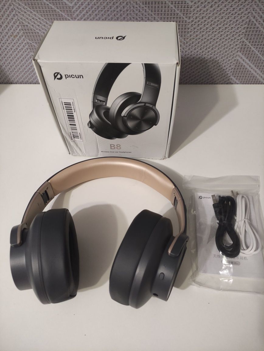 Бездротові Bluetooth-навушники Picun B8 з функцією плеєра Phantom Gray