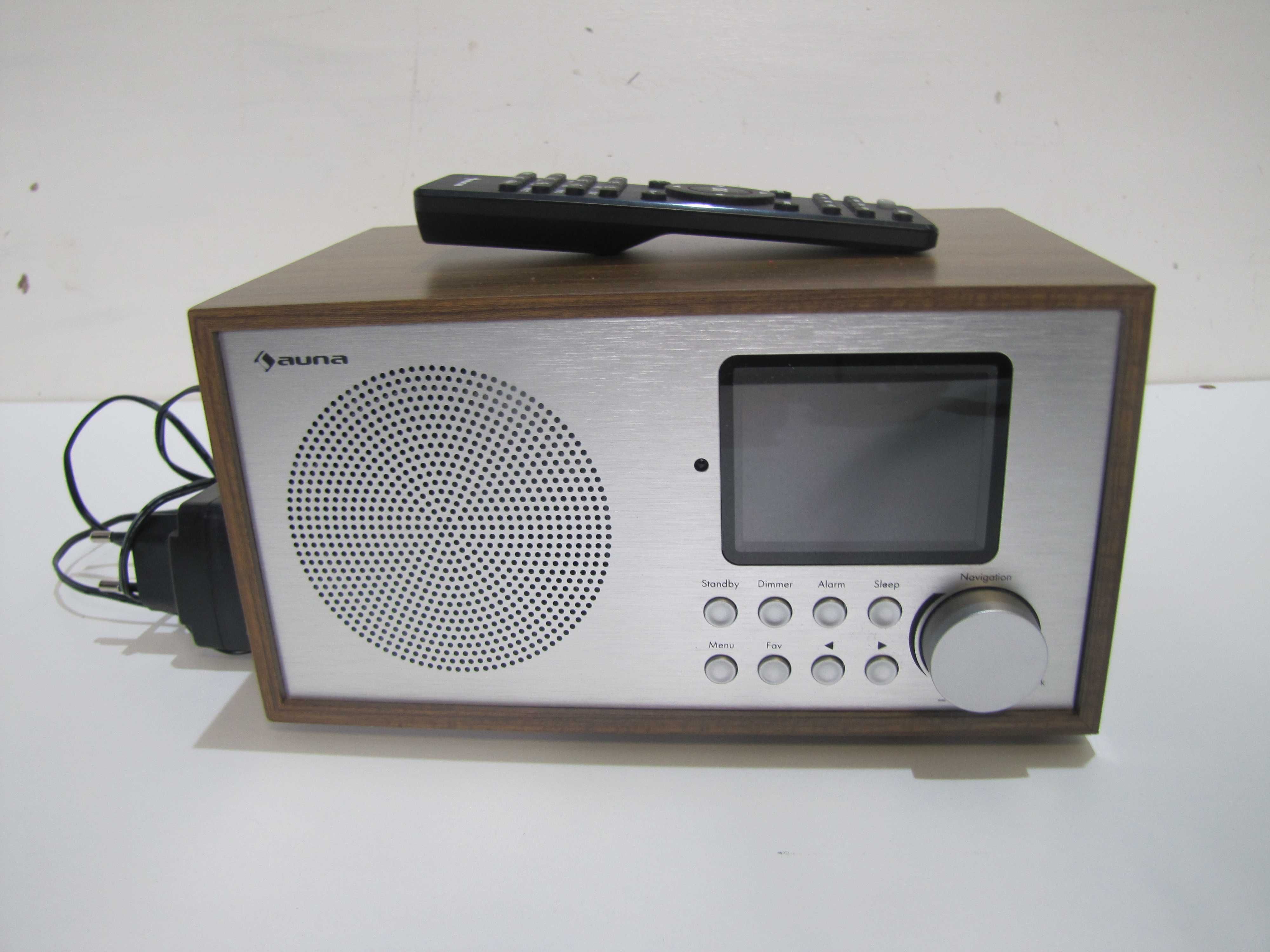 Radio internetowe DAB+/FM WiFi BT dąb AUNA Silver Star Mini