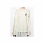 Футболка Acne Studios Heart Printed Long Sleeve White