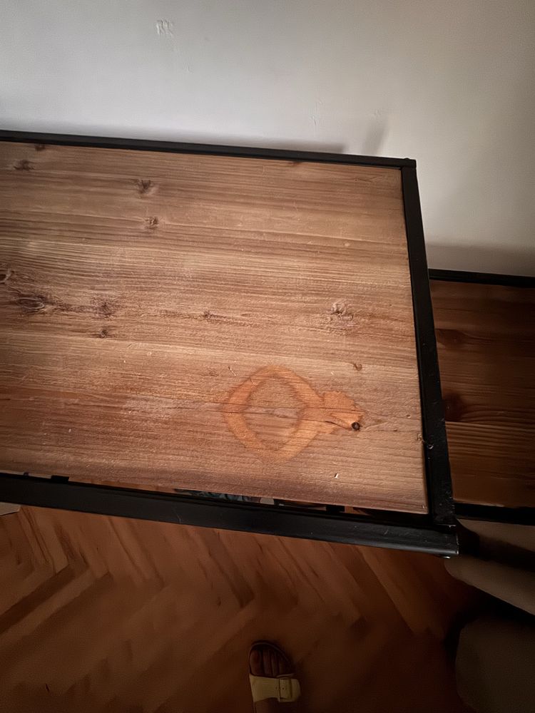 Regał loftowy (drewniane półki) używany