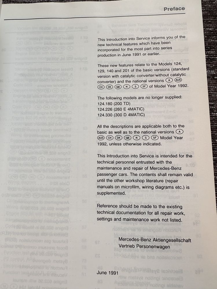 Mercedes w123, 124, 126, 201, 140 мануал каталог инструкция