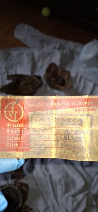 FSO Warszawa -nowe części z okresu komuny / PRL-U