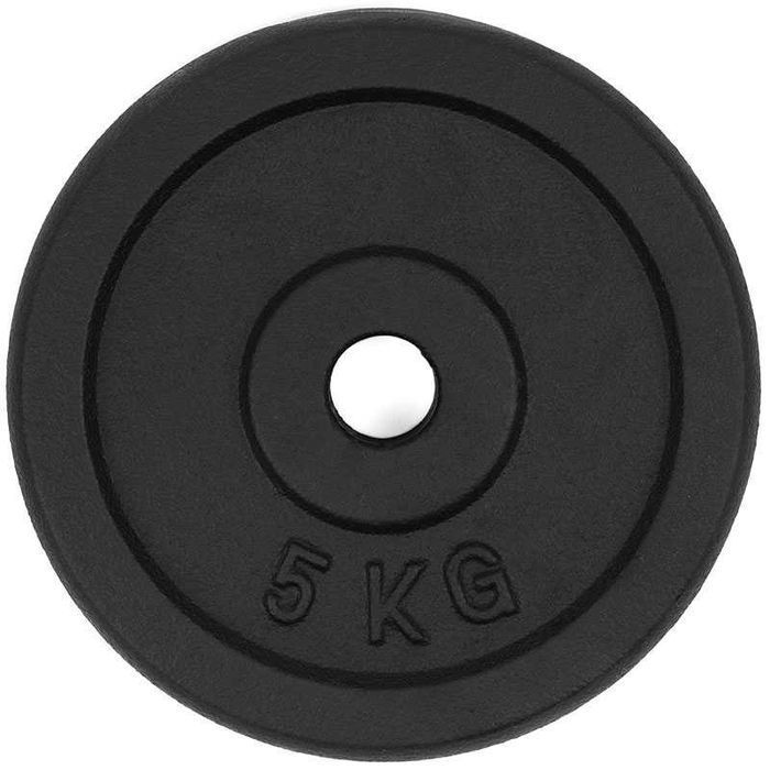 Obciążenie żeliwne zestaw 15kg 4 talerze zestaw 2x5kg 2x2,5kg 28mm GD