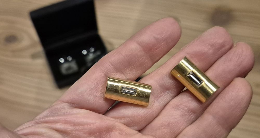 Запонки, 4 пари з коробками