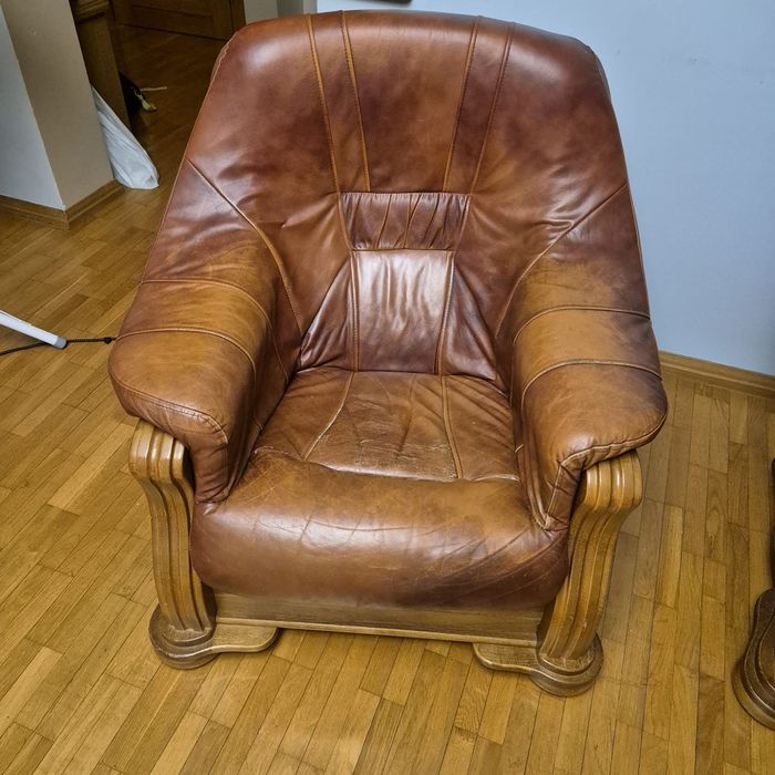 Wypoczynek skórzany 3+2+1