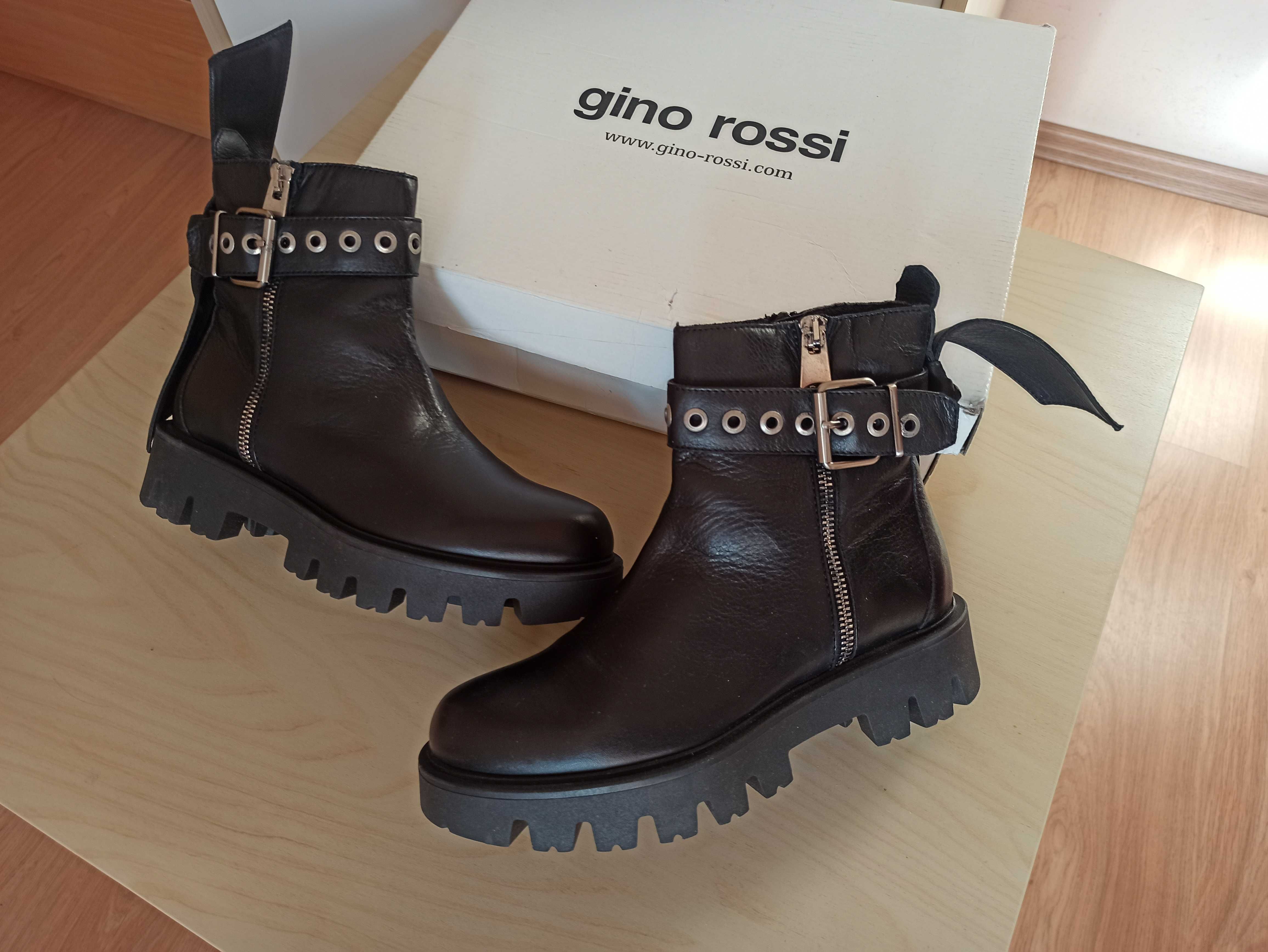 (r.Eur 37) Gino Rossi Botki Sim DBI220-376-XB00-9900-F Czarny