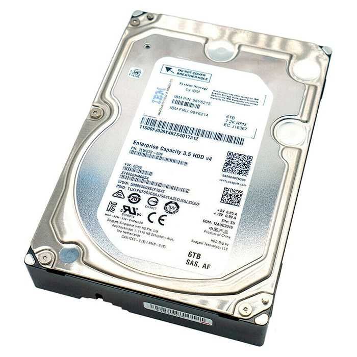 Серверний диск IBM 98Y6215 6Tb 7.2K 12G SAS 3.5 ST6000NM0054