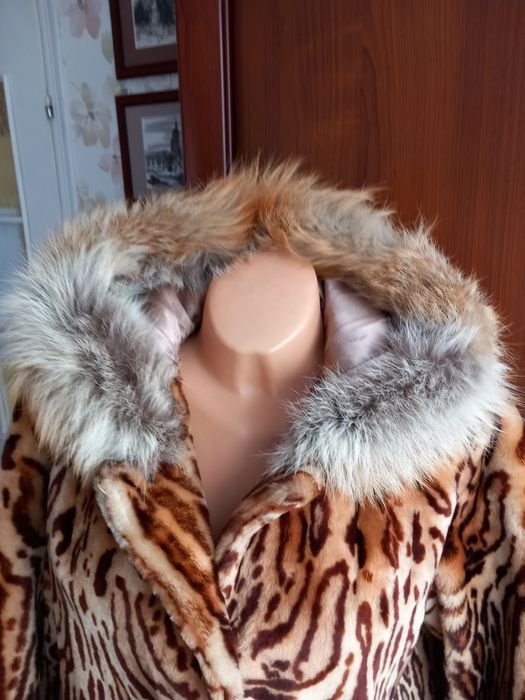 Piekne futro Vintage rozm.44/ 46/ małe 48