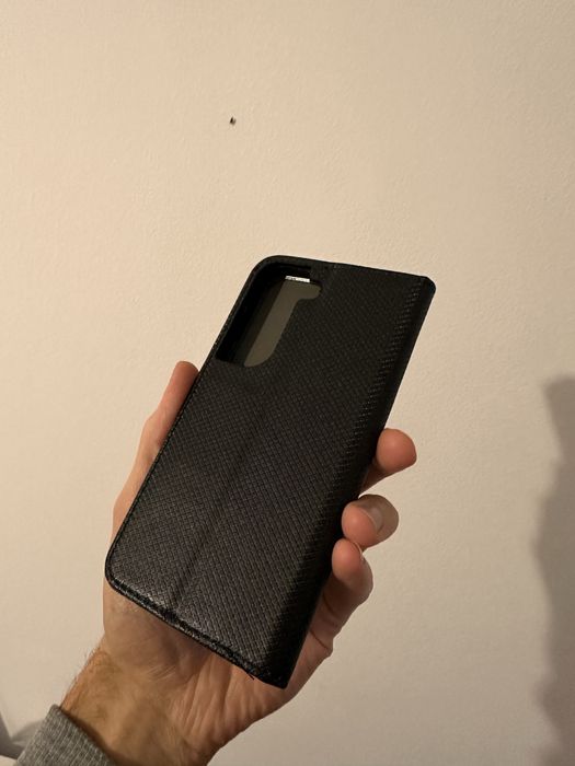 Etui otwierane do boku + SZKŁO hartowane do samsung s22