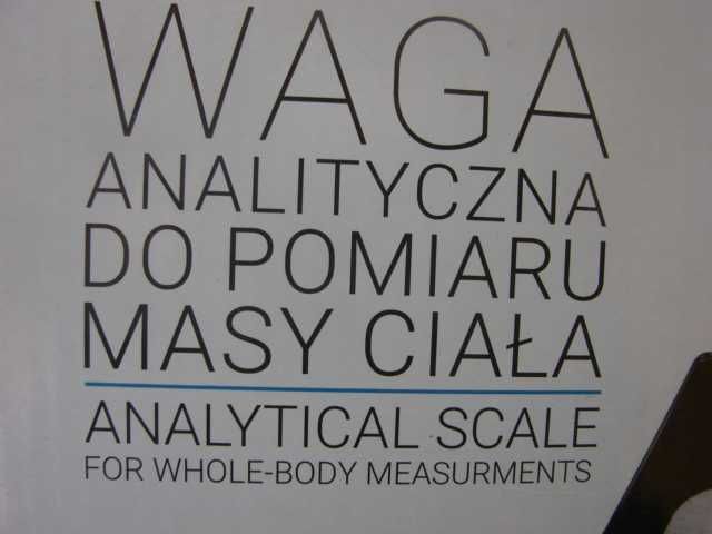 NOWA Waga ANALITYCZNA Pomiar Masy-Tłuszczu-Tkanki-Wody+Wyświtlacz Led