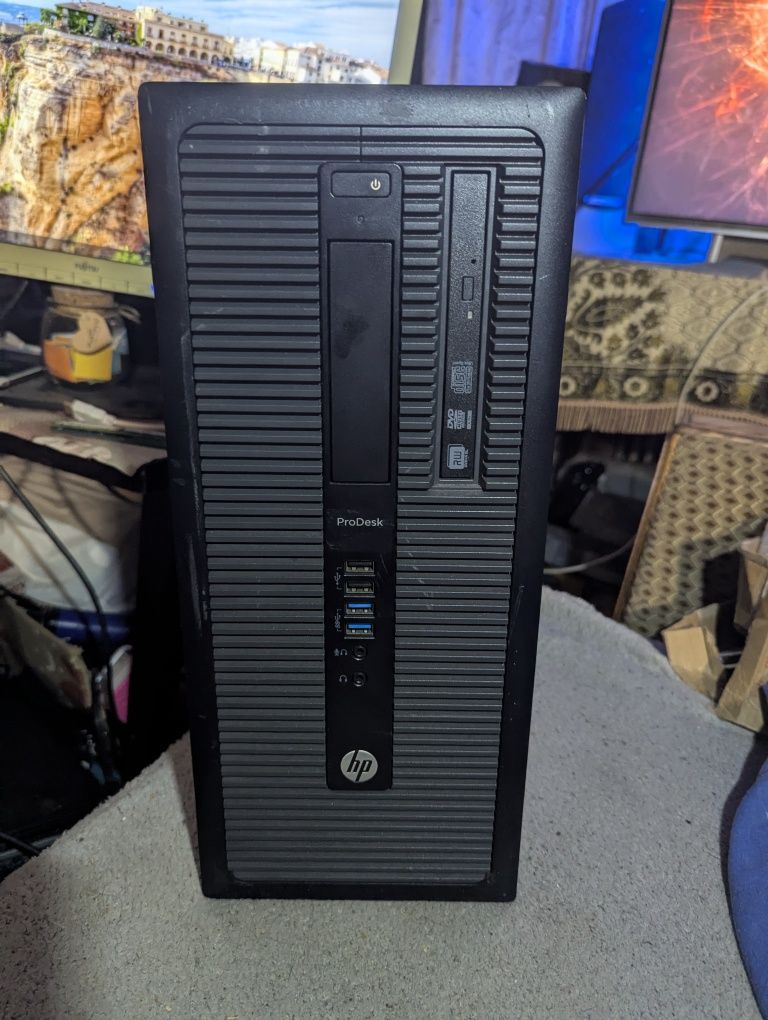HP Pro desk 600: i5-3.7 ГГц, 8 Гб DDR3, 128 SSD+350 HDD