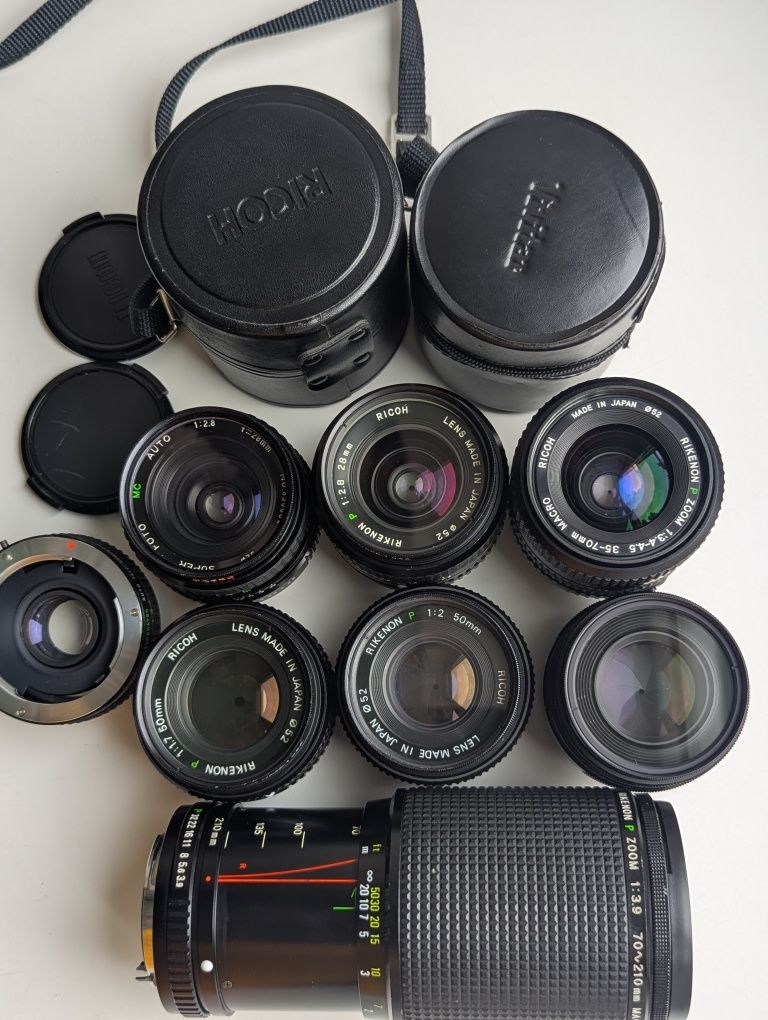 Обєктиви для Pentax K (Ricoh Rikenon та інші)