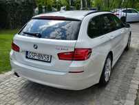 BMW Seria 5 F11 2.0D piękna Biała! Skóra, F1, full Navi, zadbana! Zamiana...